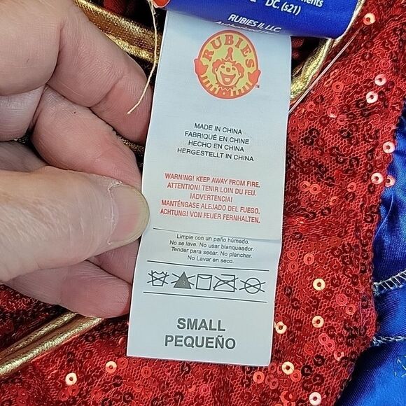 Wonder Woman Girl's Halloween Costume Tutu Dress Small - Picture 6 of 9